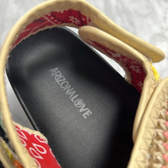 Arizona Love Apache Raffia Multicolor Sandal Size 38/8 - Picture 8 of 14